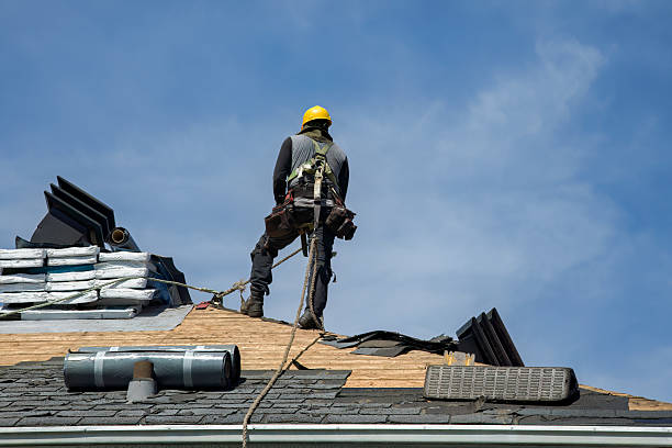 Professional Roofing technician working in Vinton, OH